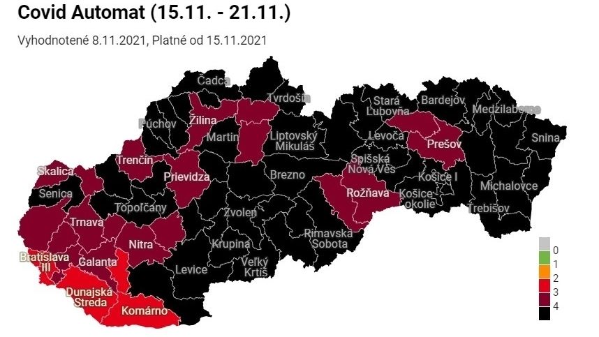 Na Slovensku do práce jen s očkováním nebo s negativním testem